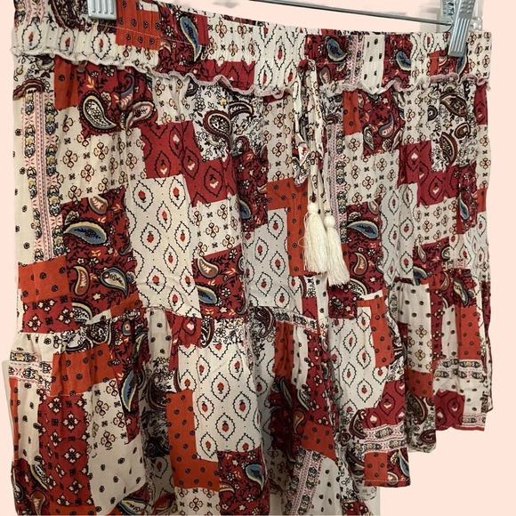 High Waist Summer Breezy Shorts with Tassels - Picture 2 of 6